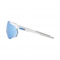 Preview: 100% Racetrap 3.0 Matte White-HiPER Blue Brille