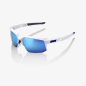 Preview: 100% Speedcoupe matte white Brille