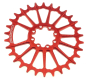 Preview: Garbaruk Sram Eagle/Eagle T-Type 8-bolt Oval Boost 30 Zähne red Kettenblatt