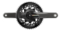 Preview: Sram Force AXS Powermeter DUB 2x12 48-35 170mm black/iridescent Kurbelgarnitur