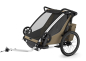 Preview: Thule Chariot Cross 2 Double 2025 faded khaki Kinderanhänger