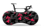 Preview: VELOSOCK Indoor Bike Cover Camo Black/Pink