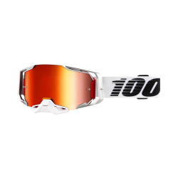 100% Armega Lightsaber Mirror Red Goggles