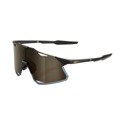 100% Hypercraft Matte Black-Soft Gold Brille