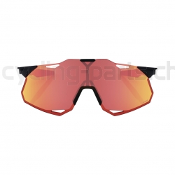 100% Hypercraft XS Soft Tact Black-HiPER red Brille