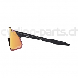 100% Hypercraft XS Soft Tact Black-HiPER red Brille