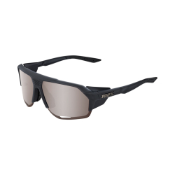 100% Norvik Soft Tact Crystal Black-HiPER Crimson Silver Brille