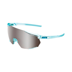 100% Racetrap 3.0 Polished Translucent Mint-HiPER Silver Brille