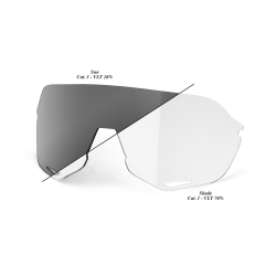 100% S2 Photochromic Clear-Smoke Ersatzglas