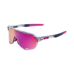 100% S2 Polished Translucent Grey-Purple Brille