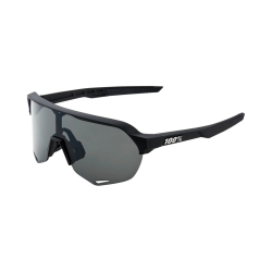 100% S2 Soft Tact Black-Smoke Brille