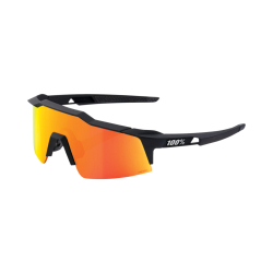 100% Speedcraft XS Soft Tact Black-HiPER Red Brille