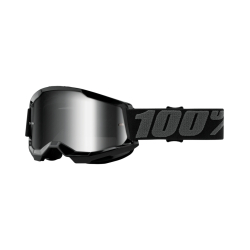 100% Strata 2 black Goggles