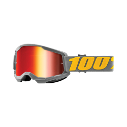 100% Strata 2 Izipizi Mirror Red Goggles