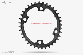 absolute Black premium OVAL ROAD 110/4 BCD Dura Ace FC-R9100/9150/9000/Ultegra FC-R8000/8050/6800 39 Zähne Kettenblatt