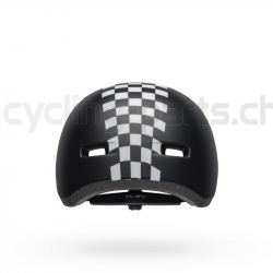 Bell Lil Ripper matte black/whtie checkers XS 45-52 cm Kinderhelm