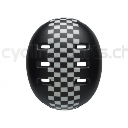 Bell Lil Ripper matte black/whtie checkers XS 45-52 cm Kinderhelm