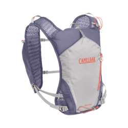 Camelbak Trail run vest silver dusk mit 2 x 500 ml Quick Stow-Flasche