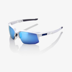 100% Speedcoupe matte white Brille