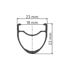 DT Swiss P 1800 SPLINE 23 Shimano 9/10/11/12/Sram 9/10/11 Laufrad hinten