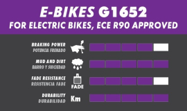 Galfer E-Bike FD459 Sram G2/Guide/X0 Trail/Elixir 9/Elixir 7 Bremsbeläge