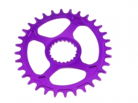 Garbaruk Shimano XTR M9100 Oval 30 Zähne purple Kettenblatt