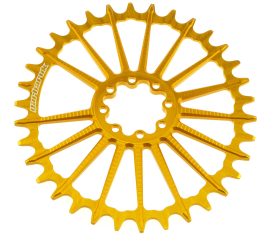 Garbaruk Sram Eagle/Eagle T-Type 8-bolt Oval Boost 30 Zähne gold Kettenblatt