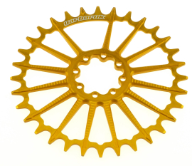 Garbaruk Sram Eagle/Eagle T-Type 8-bolt Round Boost 30 Zähne gold Kettenblatt