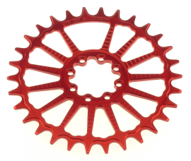 Garbaruk Sram Eagle/Eagle T-Type 8-bolt Round Boost 30 Zähne red Kettenblatt