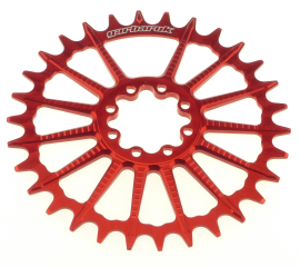 Garbaruk Sram Eagle/Eagle T-Type 8-bolt Round Boost 30 Zähne red Kettenblatt