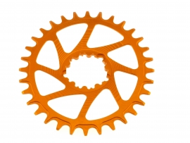 Garbaruk Sram GXP/DUB Oval Boost 30 Zähne orange Kettenblatt