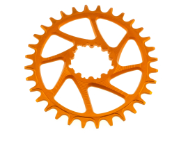 Garbaruk Sram GXP/DUB Oval Boost 32 Zähne orange Kettenblatt