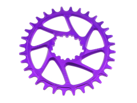 Garbaruk Sram GXP/DUB Oval Boost 32 Zähne purple Kettenblatt