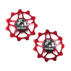 JRC Components Ceramic Shimano Ultegra RD-R8150/105 RD-R7150 Di2 12-fach red Schaltwerkrädchen