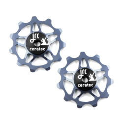 JRC Components Ceramic Shimano Ultegra RD-R8150/105 RD-R7150 Di2 12-fach gunmetal Schaltwerkrädchen