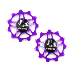 JRC Components Ceramic Shimano Dura Ace RD-R9250 Di2 12-fach purple Schaltwerkrädchen