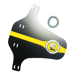 Mucky Nutz Face Fender black/yellow Spritzschutz inkl. Strap