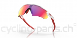 Oakley Radar EV Path polished white/Prizm Road Brille