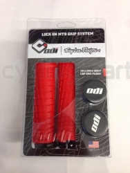 ODI Troy Lee Designs Signature Series Lock-On Grips red Lenkergriffe