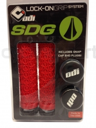 ODI SDG Lock-On Grips bright red Lenkergriffe