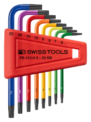 PB Swiss Tools PB 410.H 6-25 RB Winkelschraubenzieherset Torx®