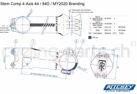 Ritchey Comp 4-Axis-44 110mm Vorbau