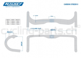 Ritchey WCS Carbon Streem 40cm Lenker