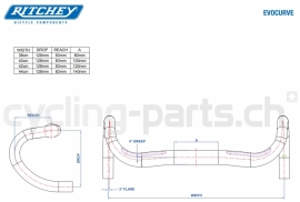 Ritchey WCS Evocurve 44cm Lenker