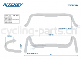 Ritchey WCS VentureMax V2 Di2 internal 44cm Lenker