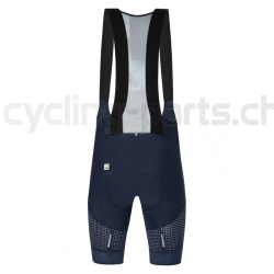 Santini Forza Indoor Herren kurze Trägerhosen blau