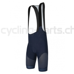 Santini Forza Indoor Herren kurze Trägerhosen blau