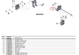 Shimano STePS Kabel Akku-Halter BM-E8020