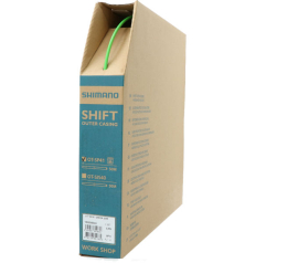 Shimano SIS SP41 4mm x 25m Schaltzugaussenhülle - Box grün