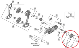 Shimano XTR RD-M9100/9120 Schaltwerk - Abdeckung